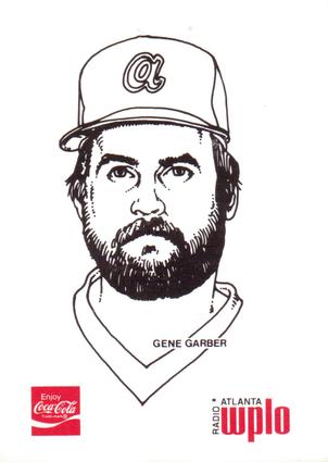 1978 Coca-Cola Atlanta Braves #NNO Gene Garber Front