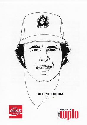 1978 Coca-Cola Atlanta Braves #NNO Biff Pocoroba Front