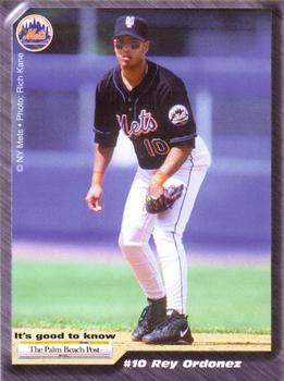 2001 Palm Beach Post New York Mets #NNO Rey Ordonez Front