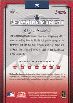 2003 Donruss Diamond Kings #79 Greg Maddux Back