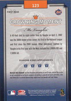 2003 Donruss Diamond Kings #123 Mo Vaughn Back