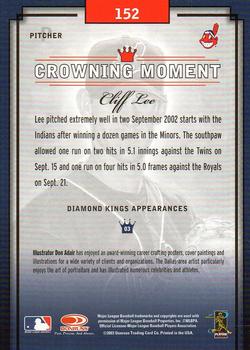 2003 Donruss Diamond Kings #152 Cliff Lee Back