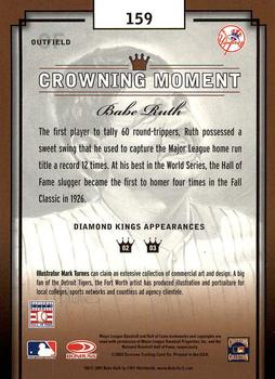 2003 Donruss Diamond Kings #159 Babe Ruth Back