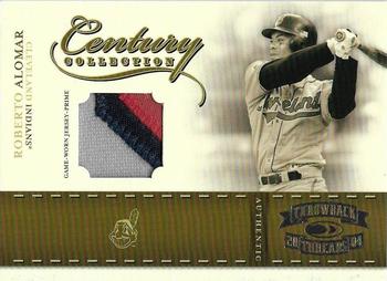 2004 Donruss Throwback Threads - Century Collection Material Prime #CC-75 Roberto Alomar Front