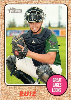 2017 Topps Heritage Minor League - First Name Omission #126 Keibert Ruiz Front
