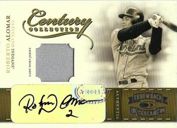 2004 Donruss Throwback Threads - Century Collection Signature Material #CC-75 Roberto Alomar Front