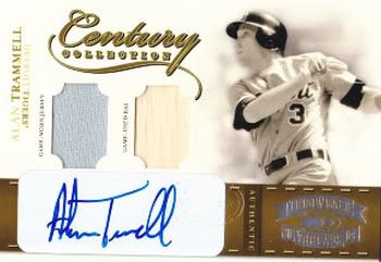 2004 Donruss Throwback Threads - Century Collection Signature Material Combo #CC-1 Alan Trammell Front