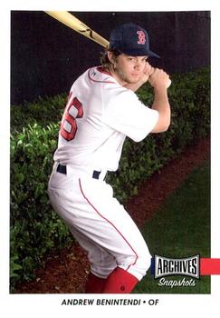 2017 Topps Archives Snapshots #AS-ABE Andrew Benintendi Front