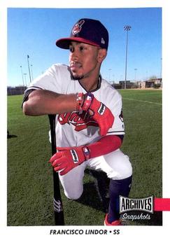 2017 Topps Archives Snapshots #AS-FL Francisco Lindor Front