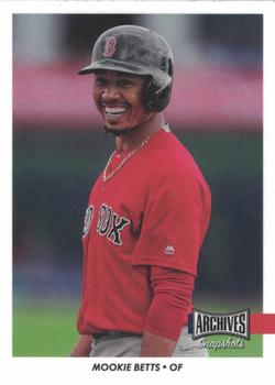 2017 Topps Archives Snapshots #AS-MB Mookie Betts Front