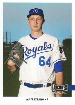 2017 Topps Archives Snapshots #AS-MS Matt Strahm Front