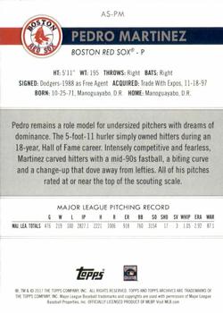 2017 Topps Archives Snapshots #AS-PM Pedro Martinez Back