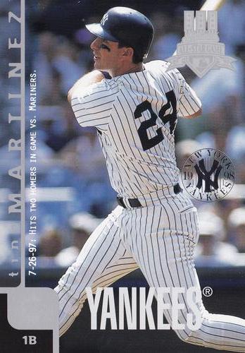 1998 Upper Deck New York Yankees #460 Tino Martinez Front