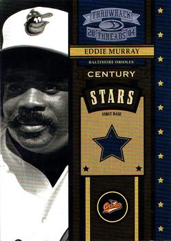 2004 Donruss Throwback Threads - Century Stars #CS-17 Eddie Murray Front