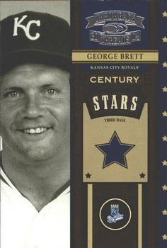 2004 Donruss Throwback Threads - Century Stars #CS-20 George Brett Front