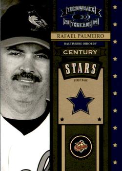 2004 Donruss Throwback Threads - Century Stars #CS-41 Rafael Palmeiro Front
