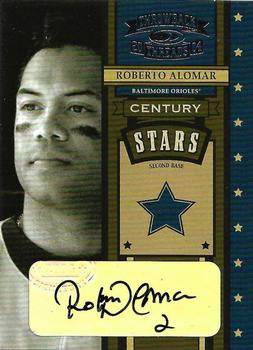 2004 Donruss Throwback Threads - Century Stars Signature #CS-46 Roberto Alomar Front