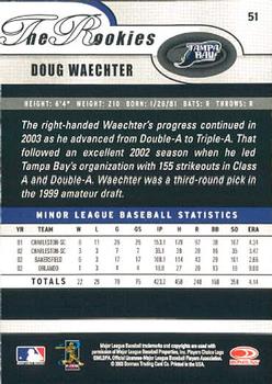 2003 Donruss/Leaf/Playoff (DLP) Rookies & Traded - 2003 Donruss Rookies & Traded #51 Doug Waechter Back