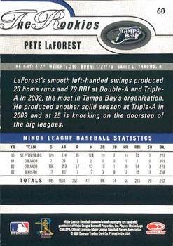 2003 Donruss/Leaf/Playoff (DLP) Rookies & Traded - 2003 Donruss Rookies & Traded #60 Pete LaForest Back