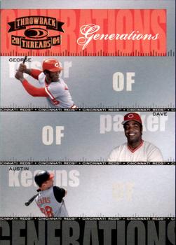 2004 Donruss Throwback Threads - Generations #G-14 George Foster / Dave Parker / Austin Kearns Front