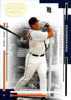 2004 Donruss Throwback Threads - Gold Proof #71 Ivan Rodriguez Front
