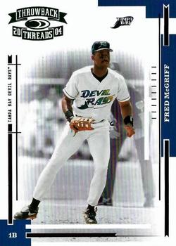 2004 Donruss Throwback Threads - Green Proof #187 Fred McGriff Front