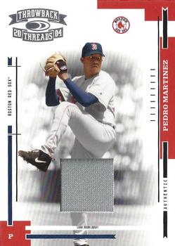 2004 Donruss Throwback Threads - Material #36 Pedro Martinez Front