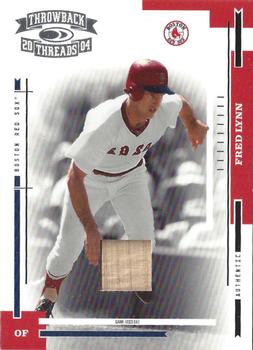2004 Donruss Throwback Threads - Material #203 Fred Lynn Front