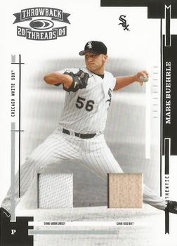2004 Donruss Throwback Threads - Material Combo #50 Mark Buehrle Front
