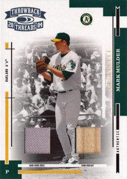 2004 Donruss Throwback Threads - Material Combo #149 Mark Mulder Front