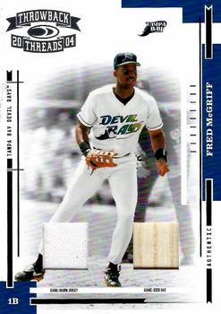 2004 Donruss Throwback Threads - Material Combo #187 Fred McGriff Front