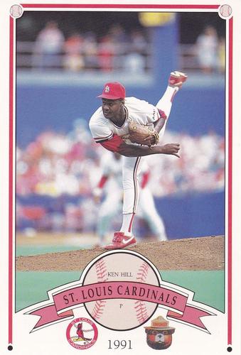 1991 St. Louis Cardinals Smokey #NNO Ken Hill Front
