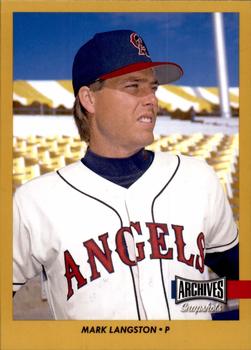 2017 Topps Archives Snapshots - Gold #AS-ML Mark Langston Front