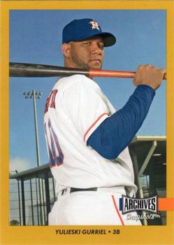 2017 Topps Archives Snapshots - Gold #AS-YG Yulieski Gurriel Front