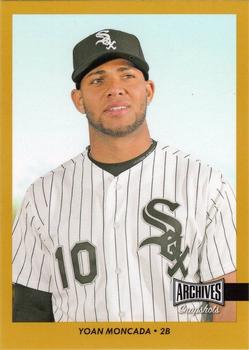 2017 Topps Archives Snapshots - Gold #AS-YM Yoan Moncada Front