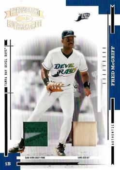 2004 Donruss Throwback Threads - Material Combo Prime #187 Fred McGriff Front