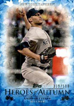 2017 Topps Update - Heroes of Autumn Blue #HA-9 Andy Pettitte Front