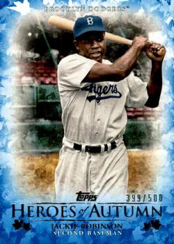 2017 Topps Update - Heroes of Autumn Blue #HA-25 Jackie Robinson Front