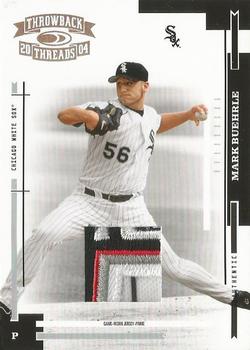 2004 Donruss Throwback Threads - Material Prime #50 Mark Buehrle Front