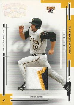 2004 Donruss Throwback Threads - Material Prime #161 Jason Kendall Front