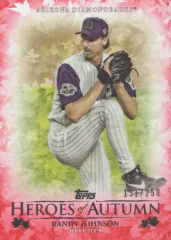 2017 Topps Update - Heroes of Autumn Red #HA-1 Randy Johnson Front