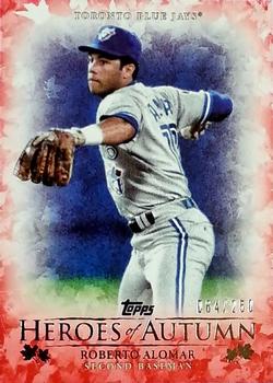 2017 Topps Update - Heroes of Autumn Red #HA-4 Roberto Alomar Front