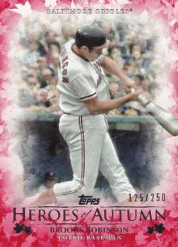 2017 Topps Update - Heroes of Autumn Red #HA-13 Brooks Robinson Front