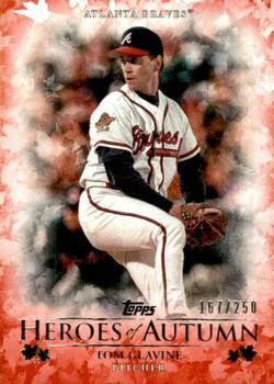 2017 Topps Update - Heroes of Autumn Red #HA-17 Tom Glavine Front