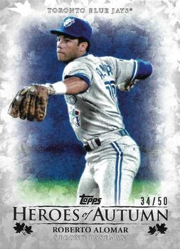 2017 Topps Update - Heroes of Autumn Silver #HA-4 Roberto Alomar Front