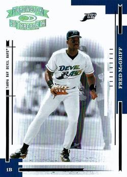 2004 Donruss Throwback Threads - Platinum Proof #187 Fred McGriff Front
