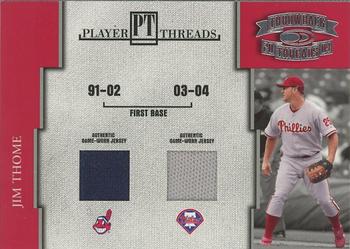 2004 Donruss Throwback Threads - Player Threads #PT-32 Jim Thome Front