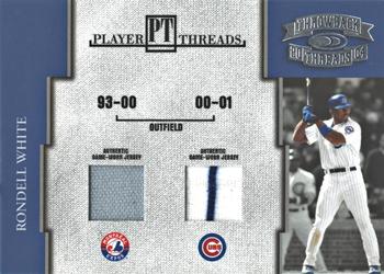 2004 Donruss Throwback Threads - Player Threads #PT-63 Rondell White Front