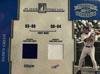 2004 Donruss Throwback Threads - Player Threads #PT-67 Shawn Green Front