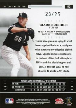 2004 Donruss Throwback Threads - Signature Marks #50 Mark Buehrle Back